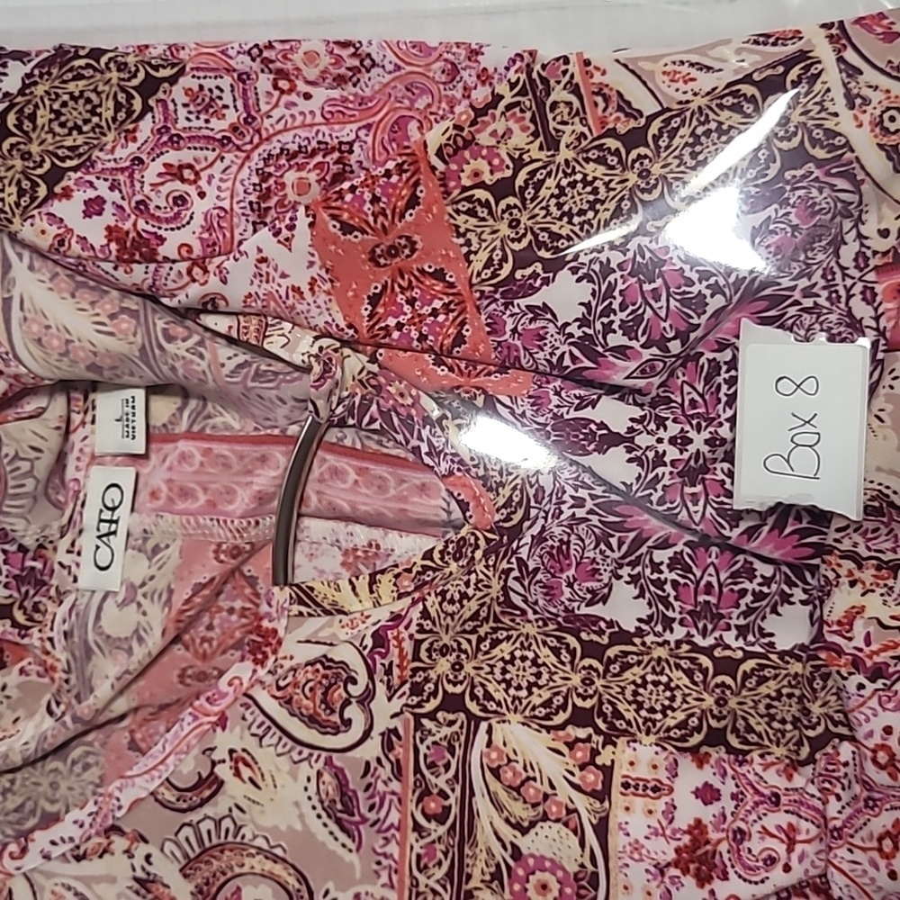 Cato Peach, Tunic Blouse, Stretchy, Size Large, Soft Material - Picture 11 of 11
